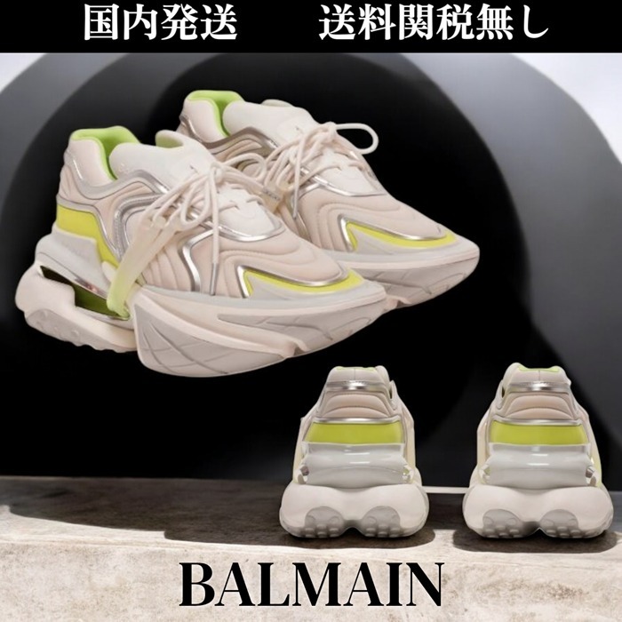BALMAIN★Unicorn Wave hollow-sole trainers スニーカー