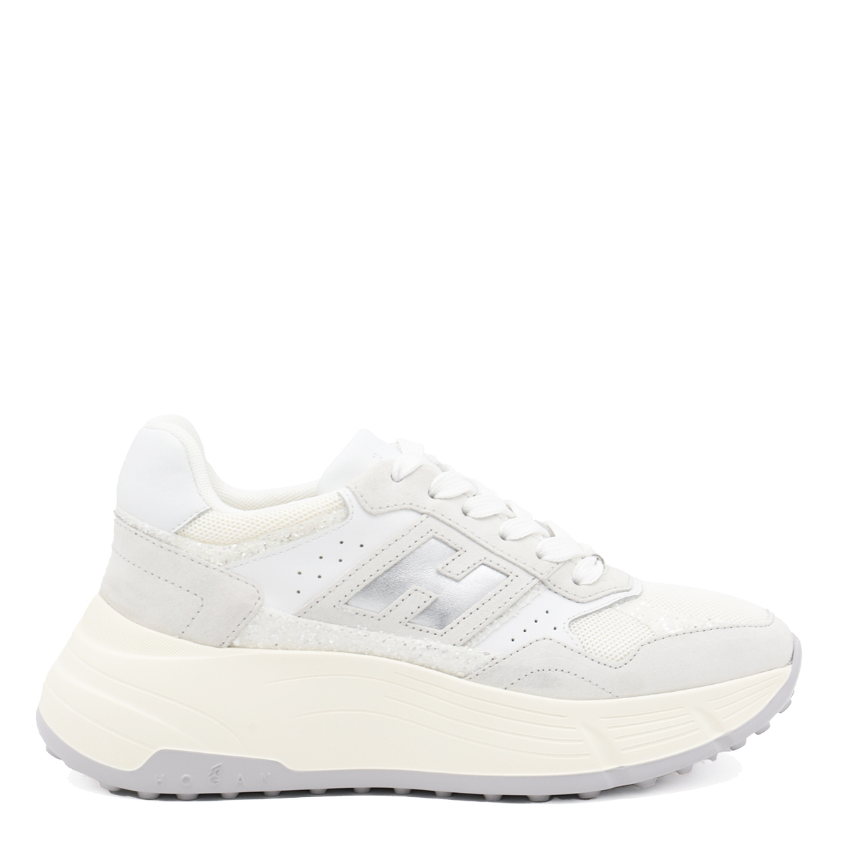 スニーカー HOGAN WHITE AND SILVER SNEAKERS
