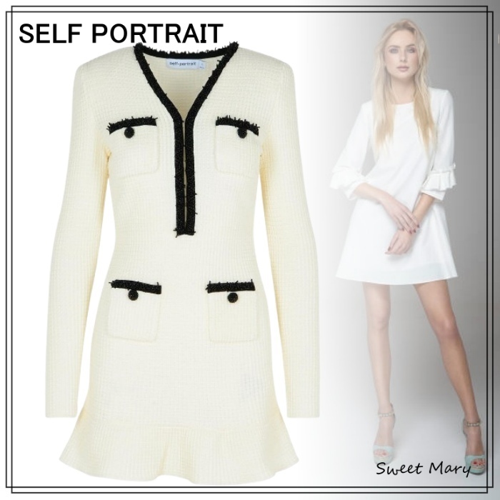 SELF PORTRAIT☆ビーズディテール ミニドレス♪【送料込】