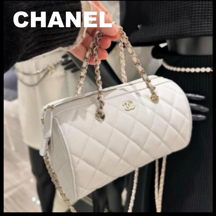 CHANEL【大人気☆コロンかわいい25P】 ミニボストンバック