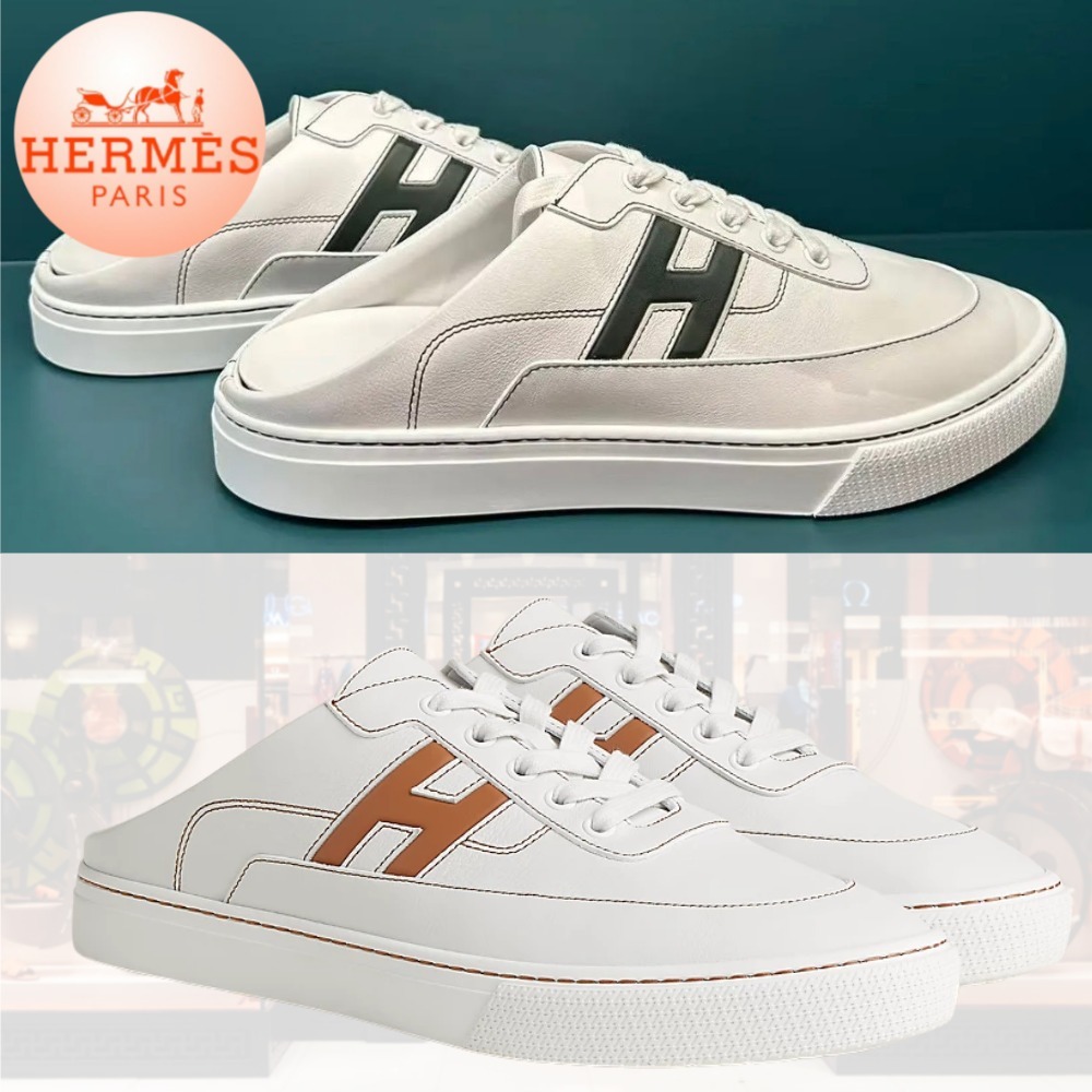 【シンプルで洗練されたデザイン♪】HERMES スニーカー