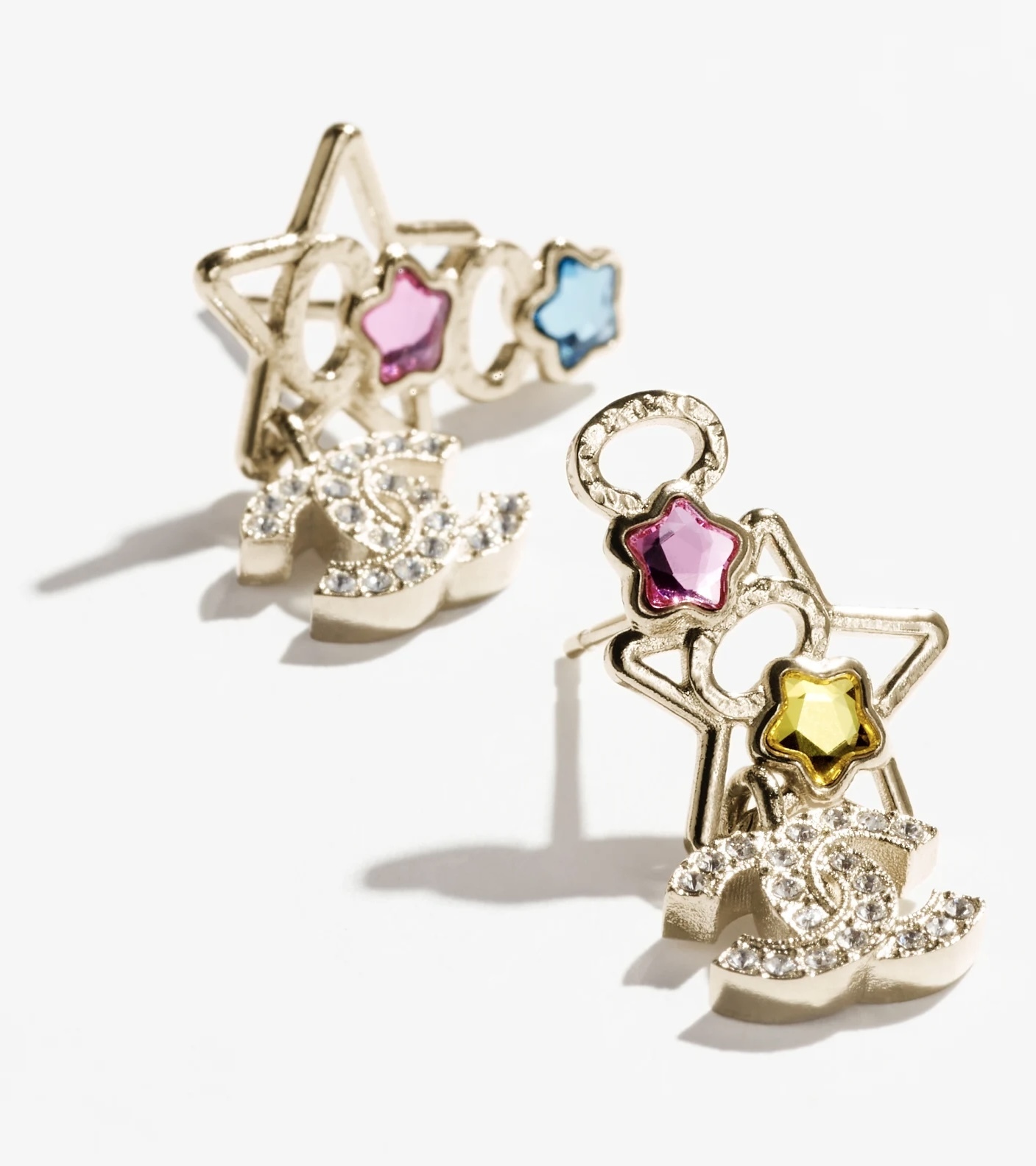 【スター付きCOCO】★CHANEL★ピアス★25P限定 25P 煌めくハート＆スター》CHANEL ピアス