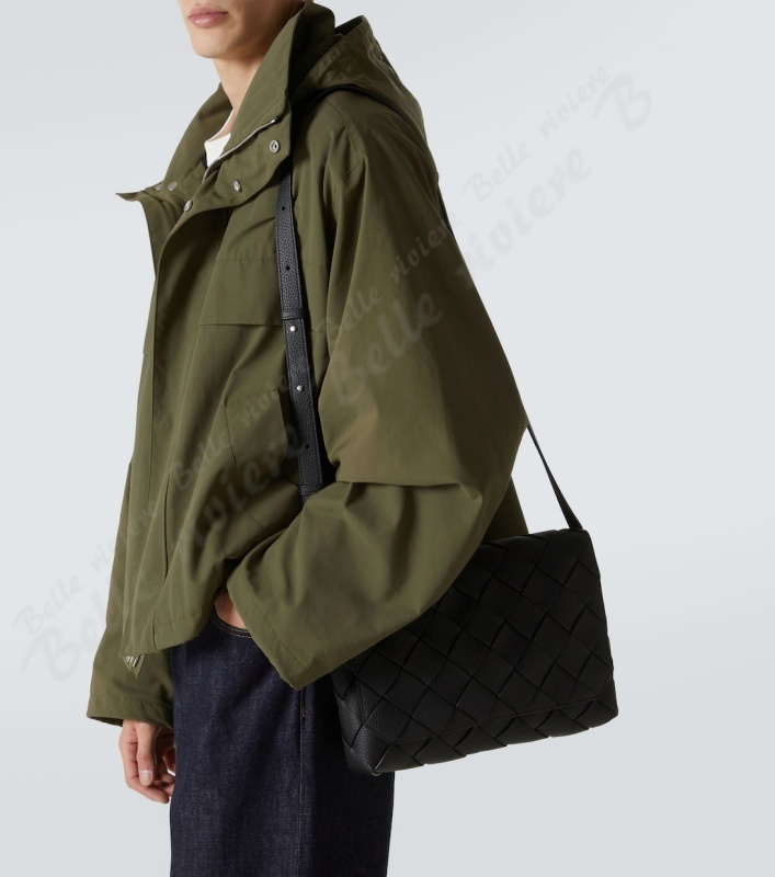 24AW new/BOTTEGA VENETA Diagoメッセンジャーバッグ Bag Black