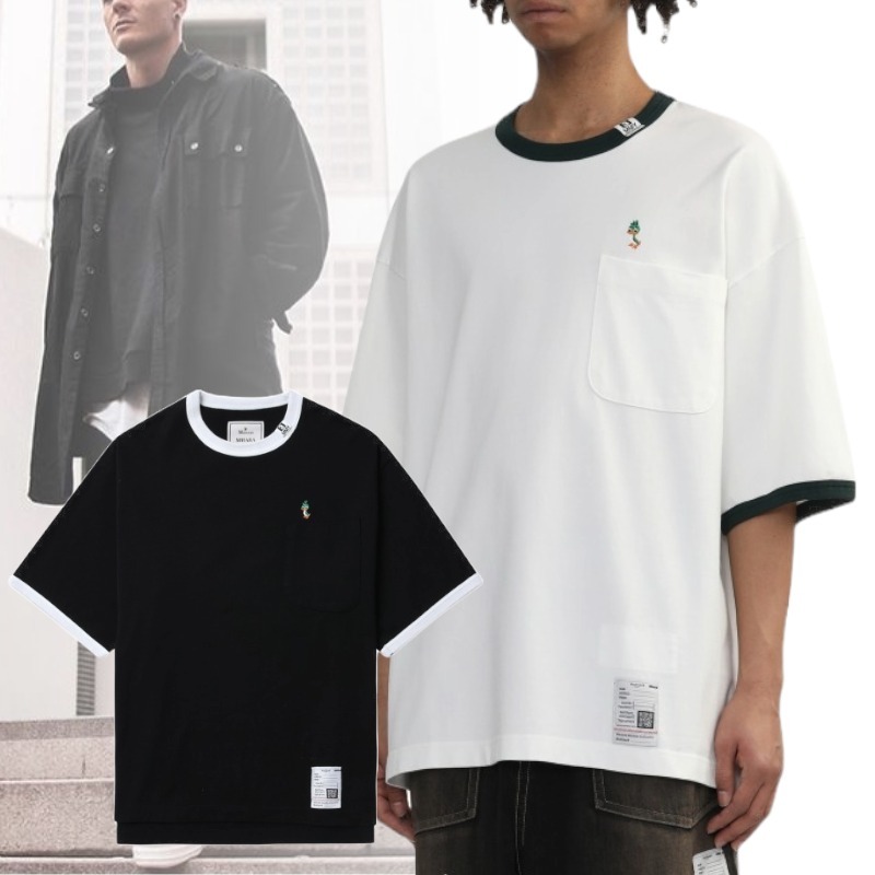 解体と再生! MIHARA YASUHIRO バックプリント Tシャツ 半袖 刺繍