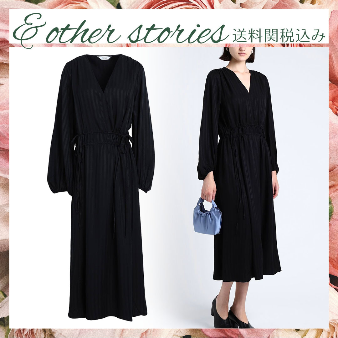 【& OTHER STORIES】関税込送料無料 ひざ丈ワンピース