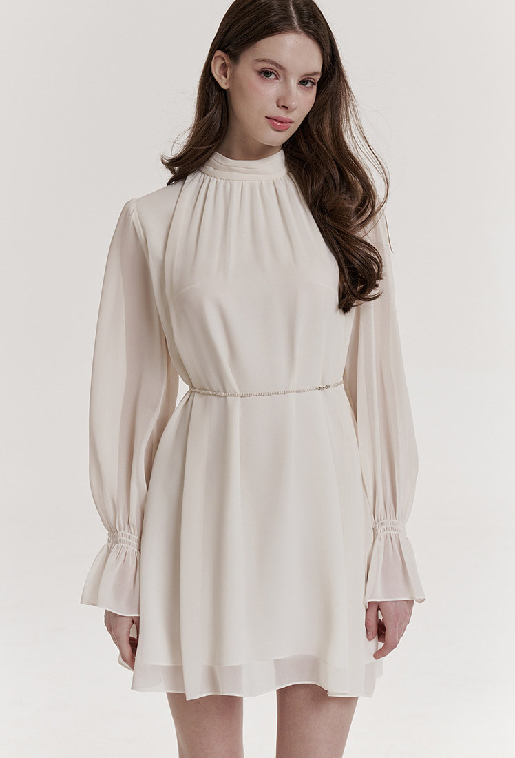 [グレースユー]25SS★Serena Chiffon One-piece★
