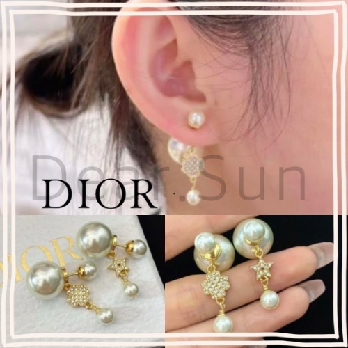 シモンズグランドセール Dior】ディオール スター×クローバー ピアス Tribales アクセサリー