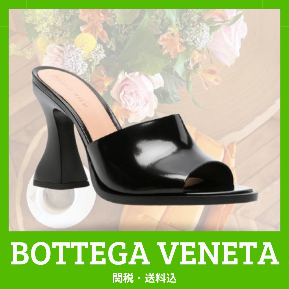 大人気☆【Bottega Veneta】パテントレザー チャチャ ミュール