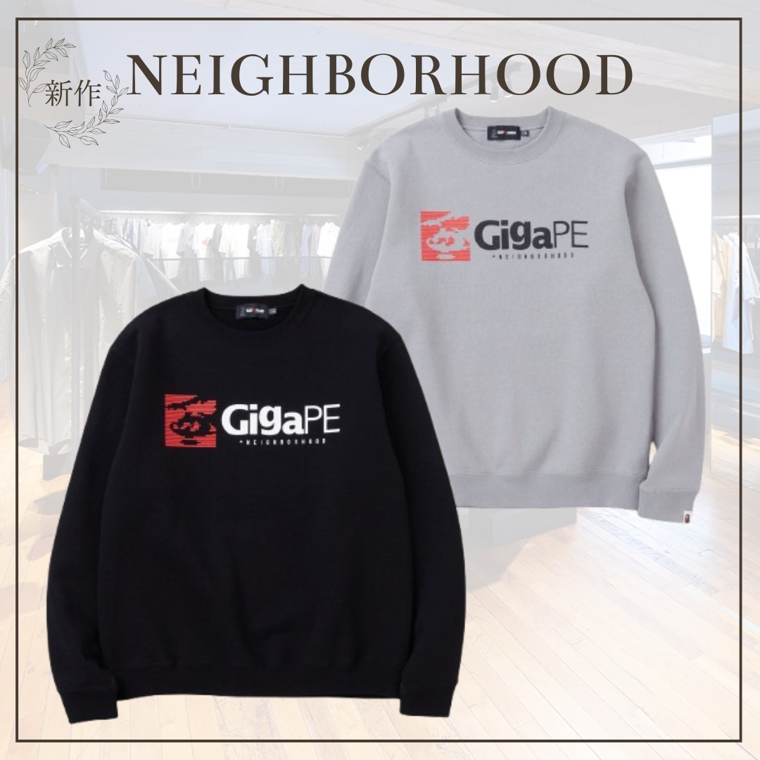 新作☆【NEIGHBORHOOD】BAPE X NBHD - GIGAPE CREWNECK