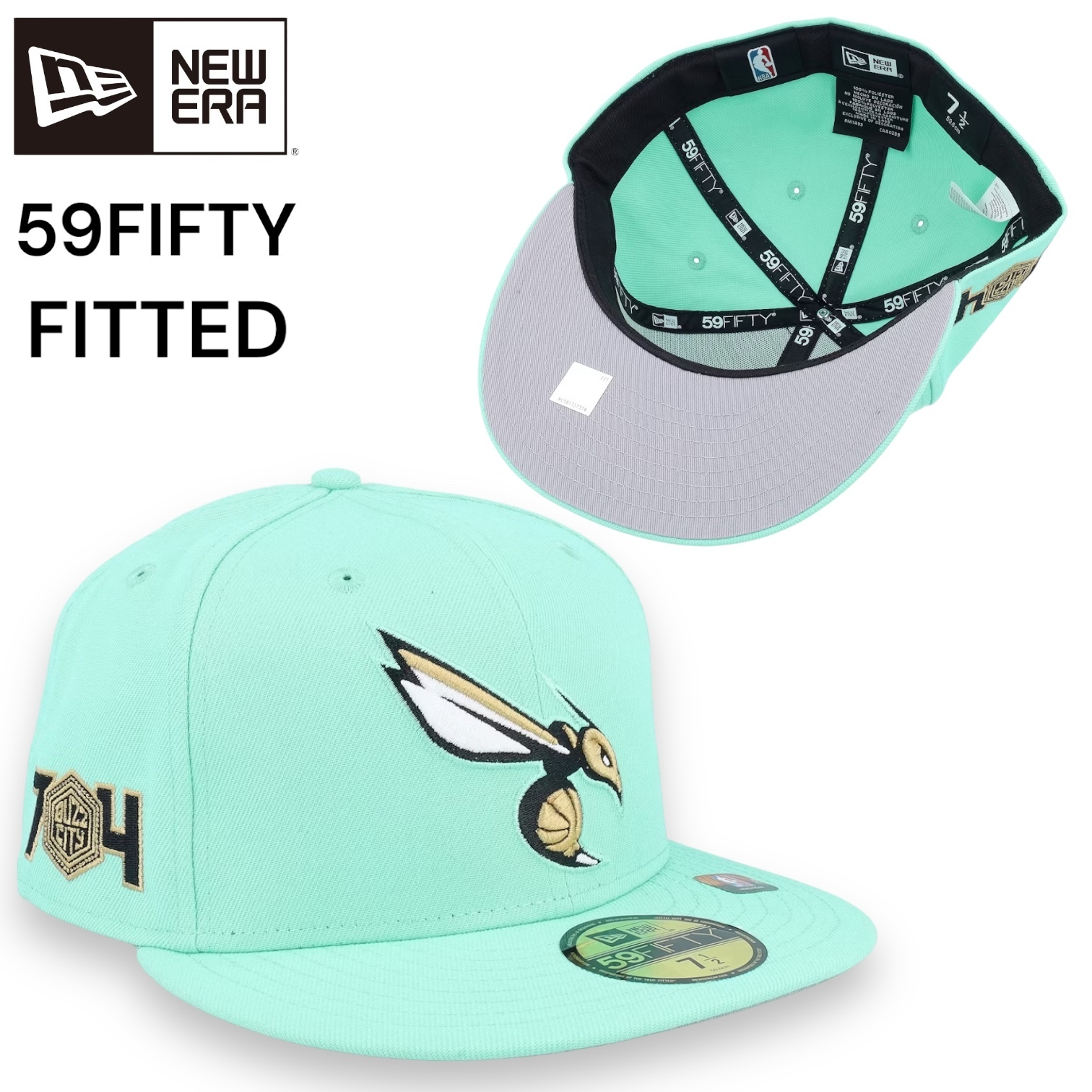 NEWERA ホーネッツ NBA 59FIFTY ニューエラ ミントグリーン