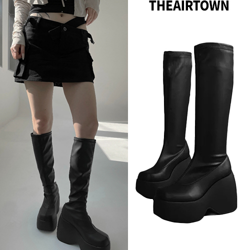 【THEAIRTOWN】soft ted long boots★