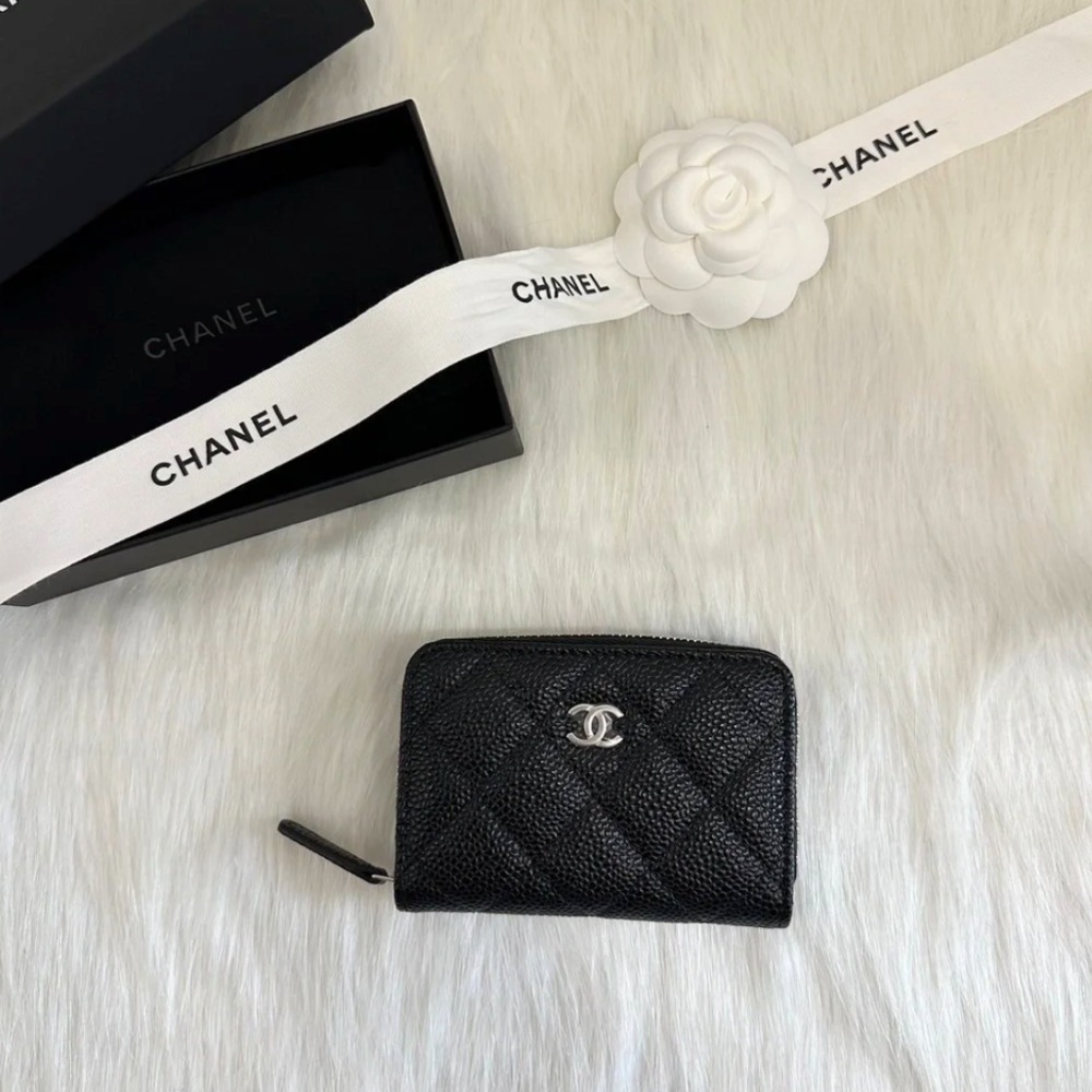 【ミニで使いやすい♪】CHANEL★ジップ コインパース ☆ミニ財布☆CHANEL 2024クルーズ限定モデル ジップコインパース