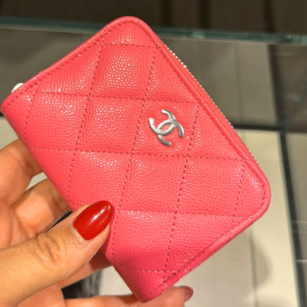 コンパクトで使いやすい☆】CHANEL ジップコインパース