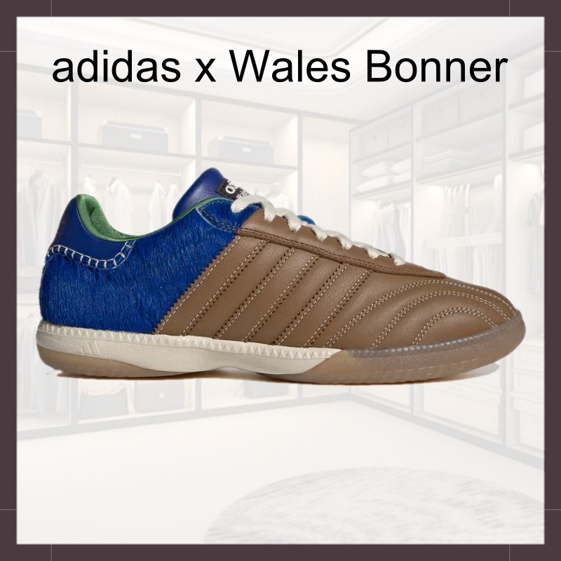 【adidas x Wales Bonner】レザー&ポニー ヘア トレーナー
