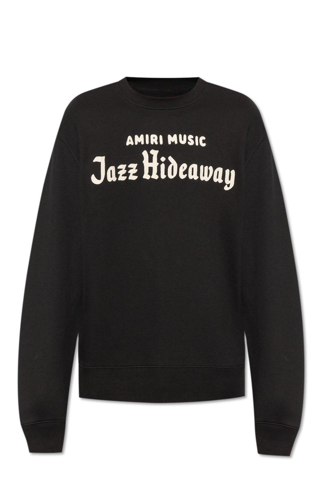 【送料&関税込】AMIRI Logo Patch Crewneck Sweatshirt