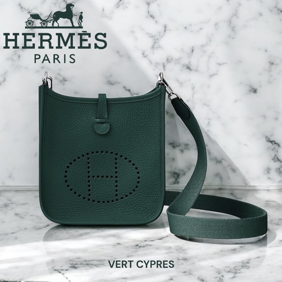 女性に人気 HERMES エヴリン アマゾーヌ TPM ヴェールシプレ