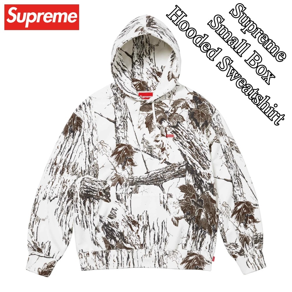 【Supreme】Small Box Hooded Sweatshirt★Snow Camo★24SS★