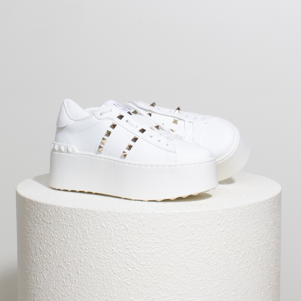 ★VALENTINO ROCKSTUD UNTITLED PLATFORM レザー スニーカー