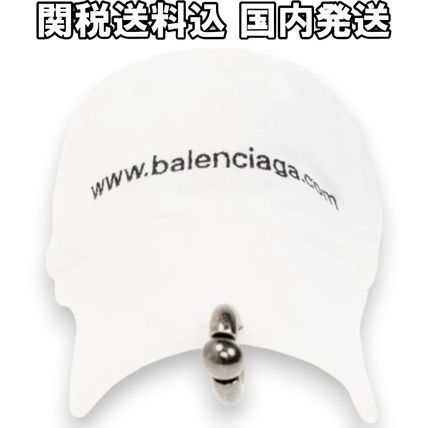 【クーポン対象外】 ホワイト（白）系 BALENCIAGA(バレンシアガ) 帽子(メンズ 帽子