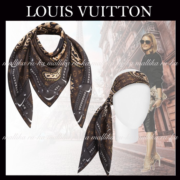 コーデのポイントに☆【LOUIS VUITTON】 モノグラム スカーフ
