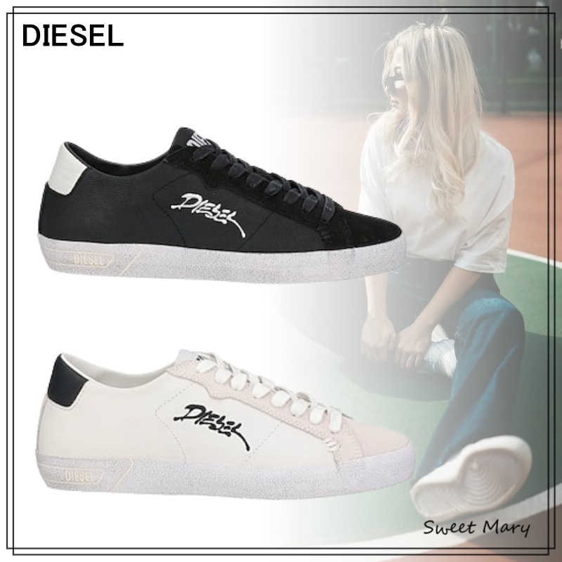 DIESEL☆ロゴ ローカットスニーカー レースアップ♪【送料込】