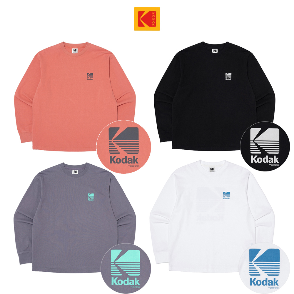 KODAK★大人気★ビックロゴ グラフィック長袖Tシャツ♪
