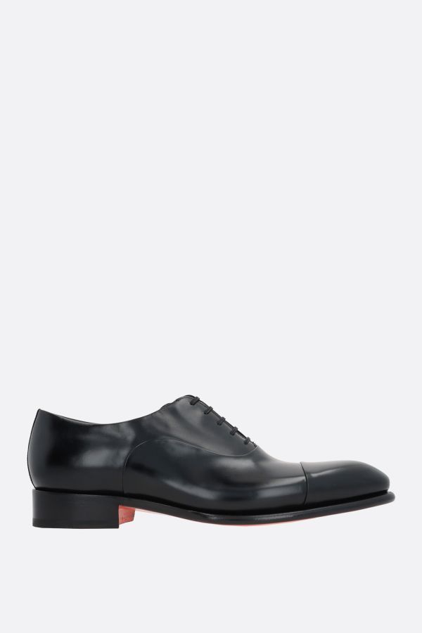ドレスシューズ・革靴・ビジネスシューズ SANTONI SHINY LEATHER OXFORD SHOES