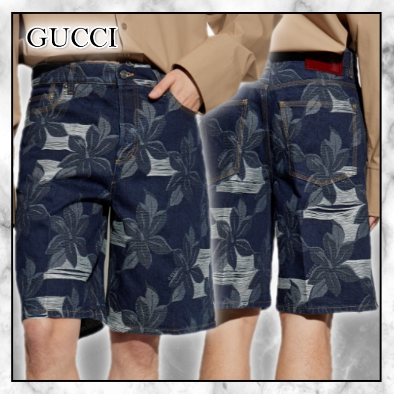 GUCCI\グッチデニムジーンズショーツ/M