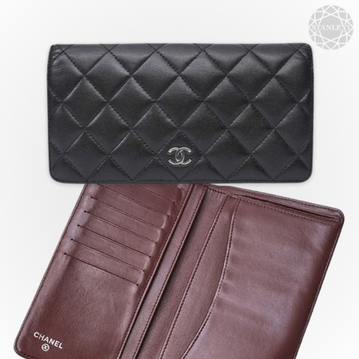【CHANEL】クラシック ロングフラップ ウォレット/長財布