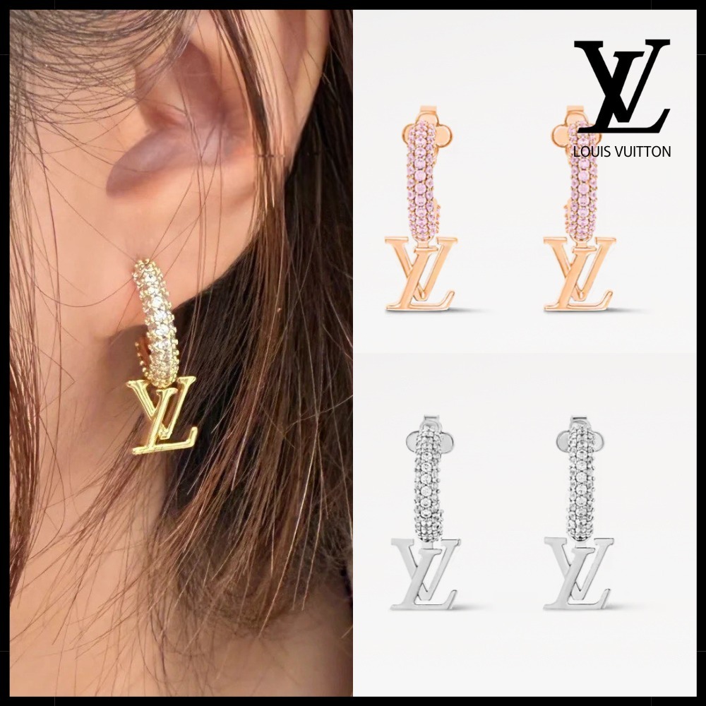【エレガントスタイルに高級感を♪】Louis Vuitton フープピアス