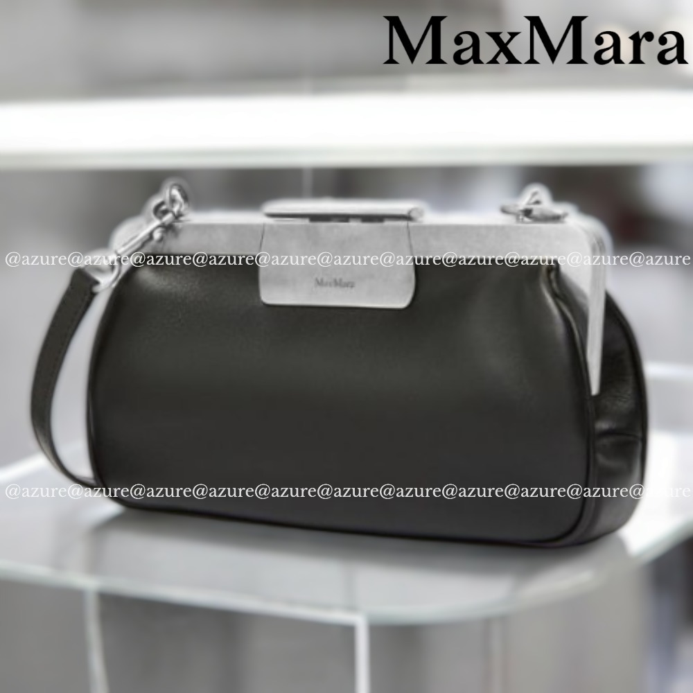 直営♪Max Mara RUNWAY 超小型レザークラッチ MAXMARACLASPXS