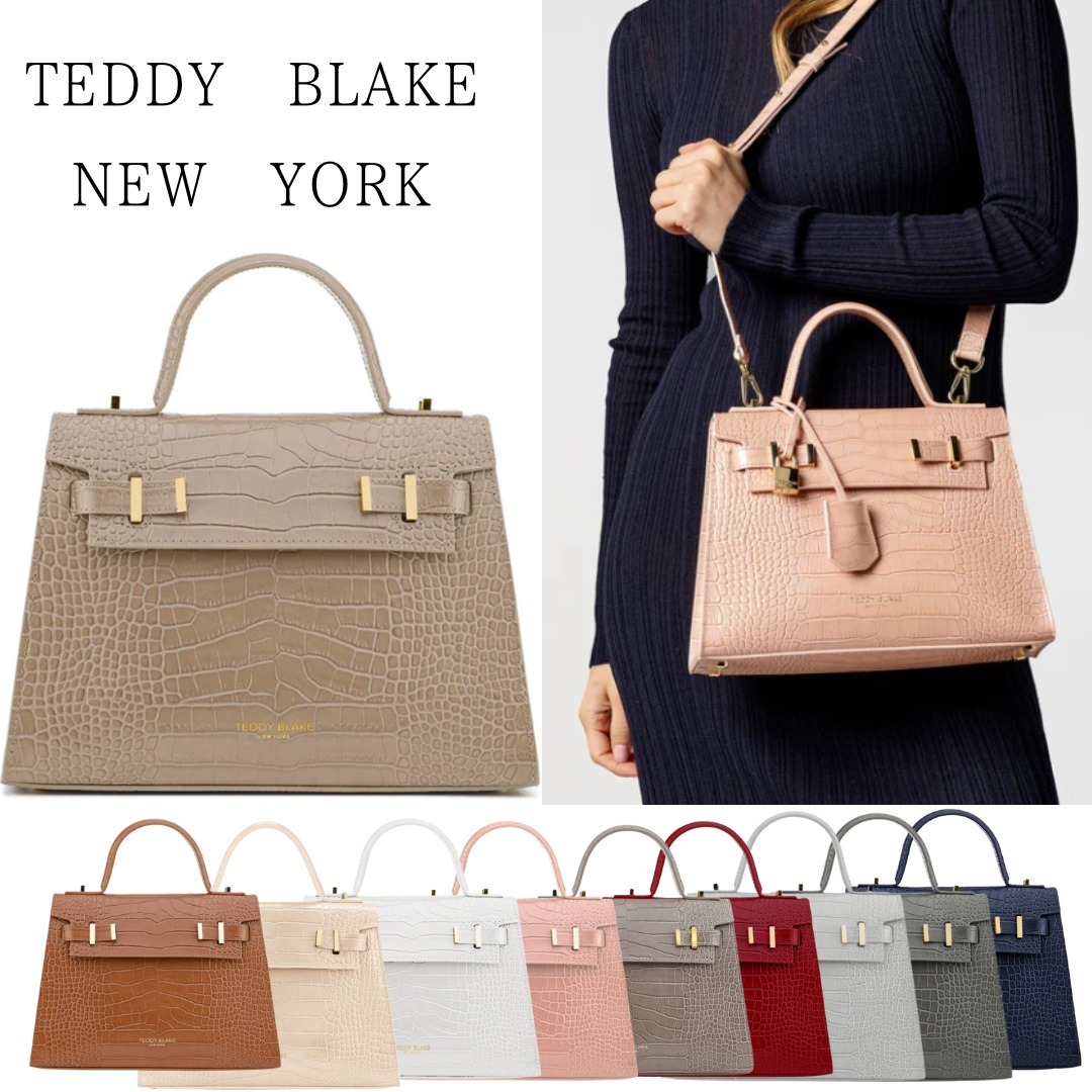 【Teddy Blake NY】Avaクロコ11 ショルダーバッグ