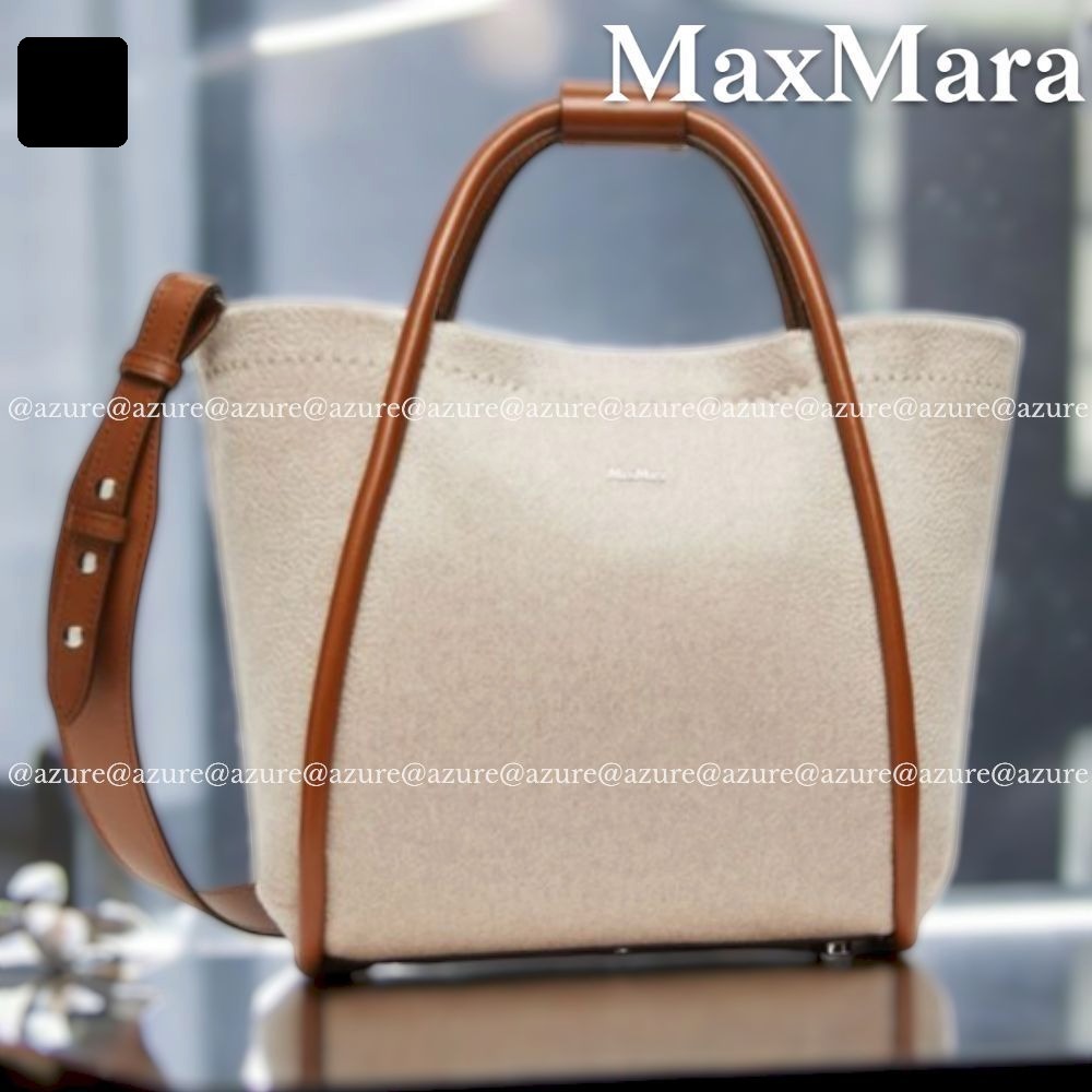 直営♪Max Mara ACCESSORI スモールカシミアバッグ MARINWS