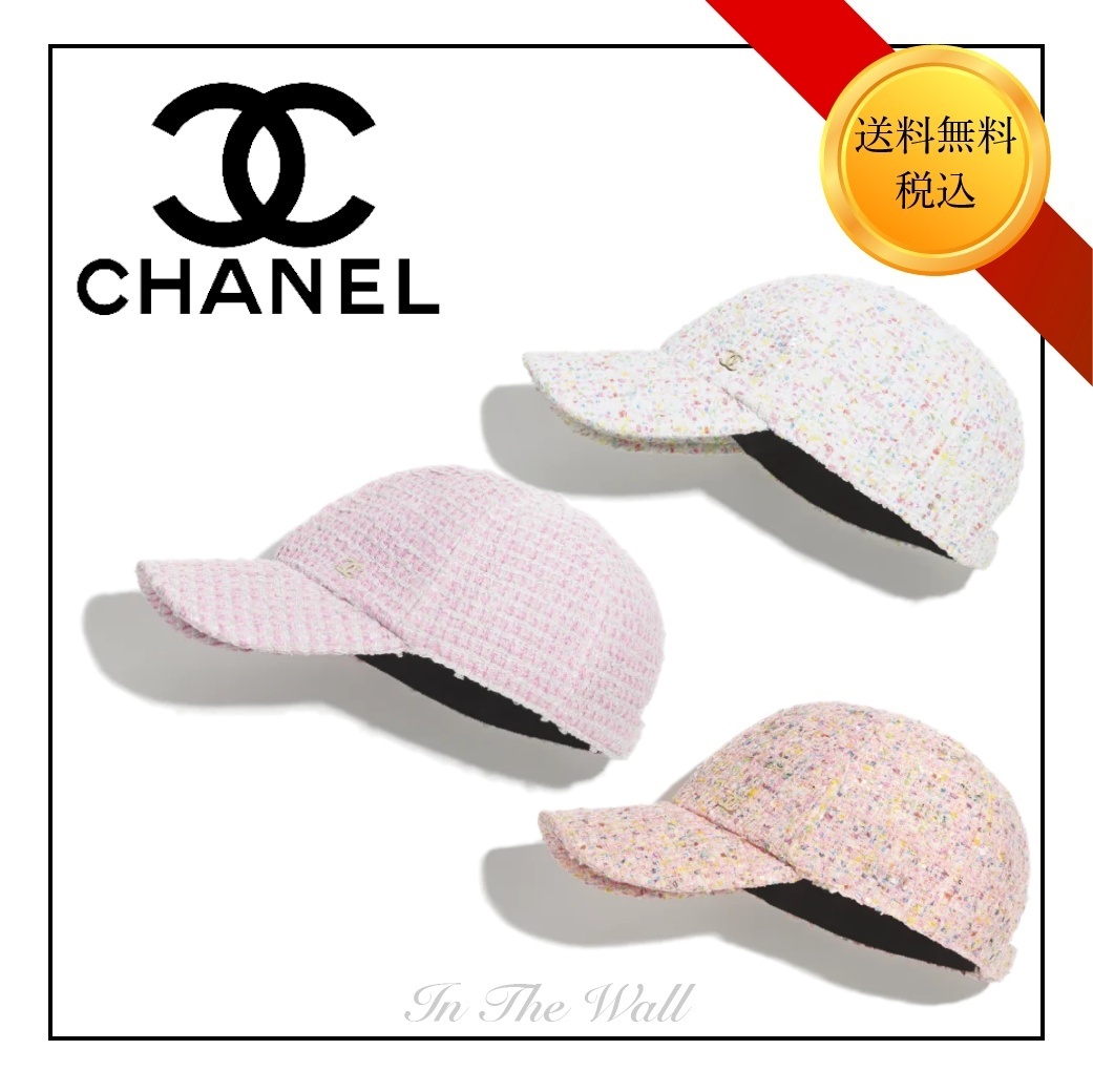 カジュアルで普段使いに★4色【CHANEL】25P CCロゴ キャップ