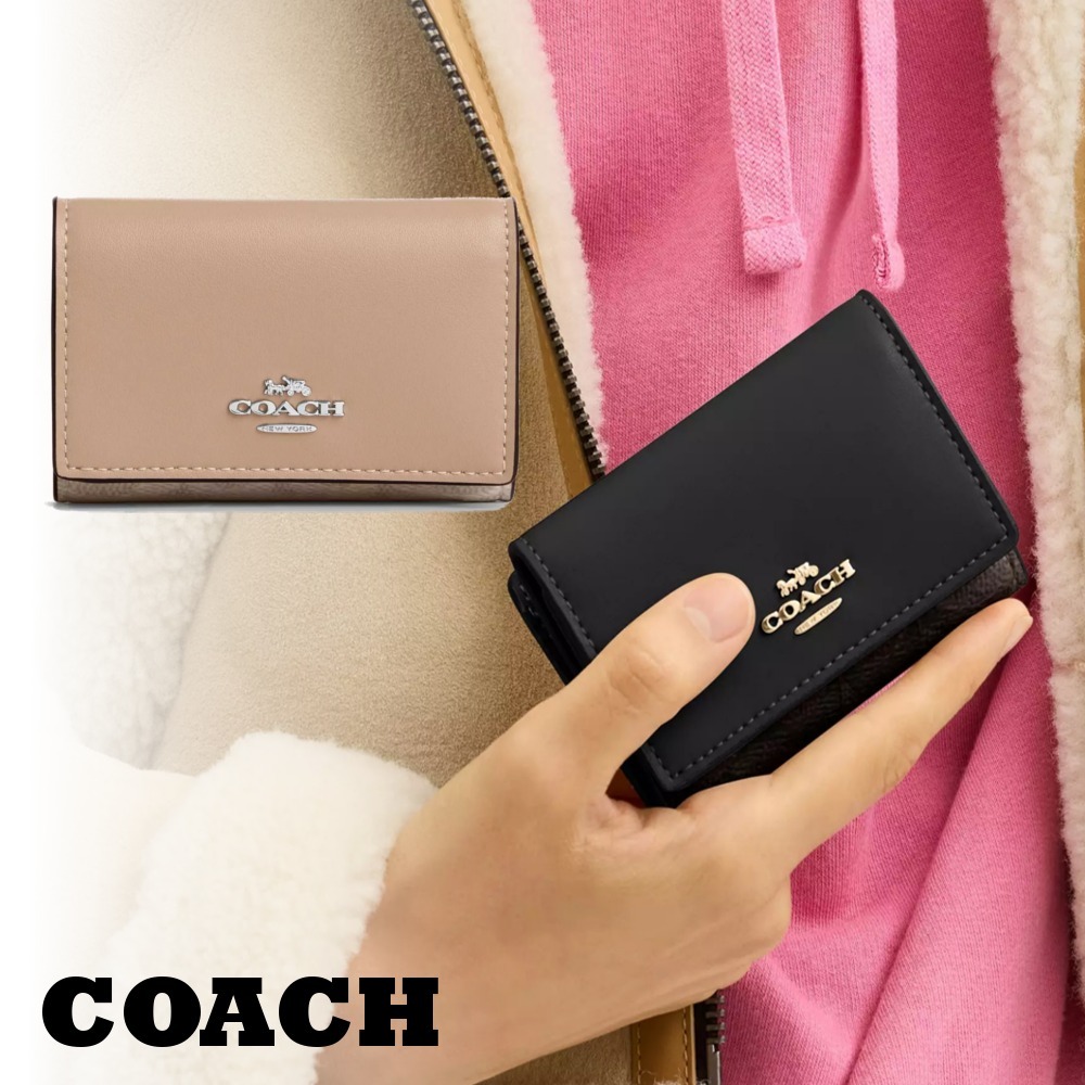COACH☆マイクロ ウォレット・シグネチャー キャンバス