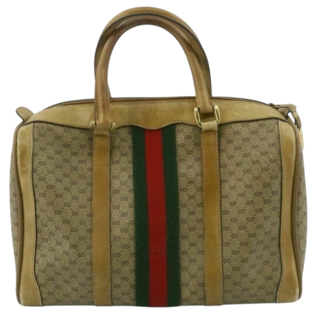 【VINTAGE】GUCCI ＧＧスプリーム ハンドバッグ