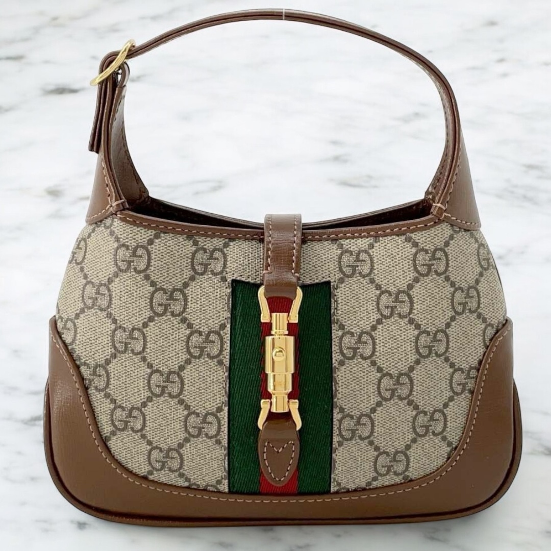 【VINTAGE】GUCCI ＧＧスプリーム ミニ ホーボーバッグ