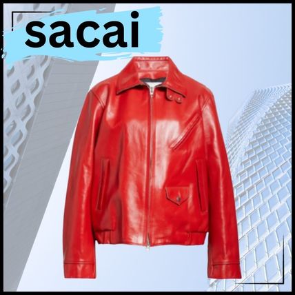 sacai(サカイ) レザージャケット(メンズ) - 海外通販のBUYMA