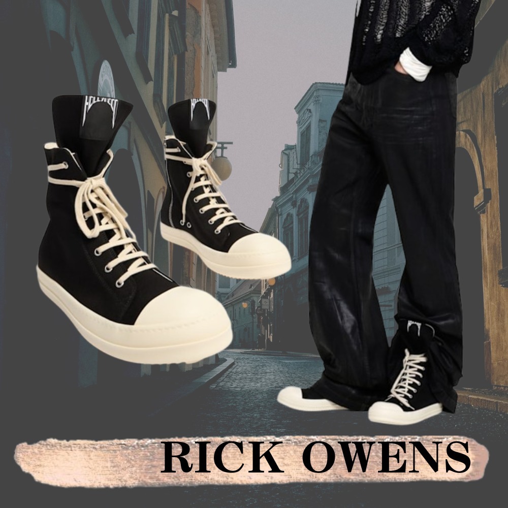RICK OWENS☆関税込み☆ハイスニークス レースアップスニーカー