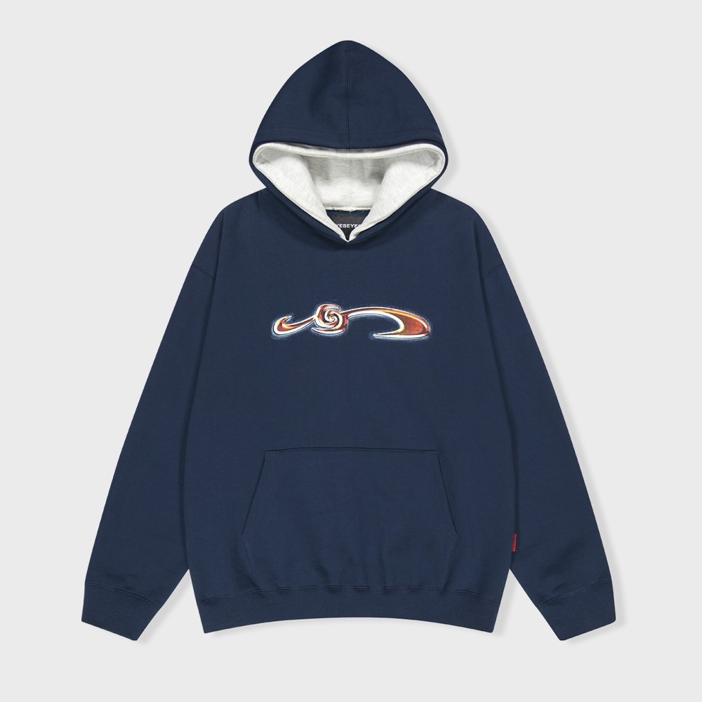 パーカー・フーディ YESEYESEE Y.E.S Double Hoodie Navy