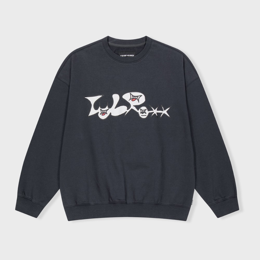 スウェット・トレーナー YESEYESEE Y.E.S Tulrexx Sweatshirt Charcoal