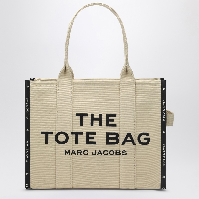 トートバッグ Marc Jacobs The Large Tote Bag in sand colour canvas