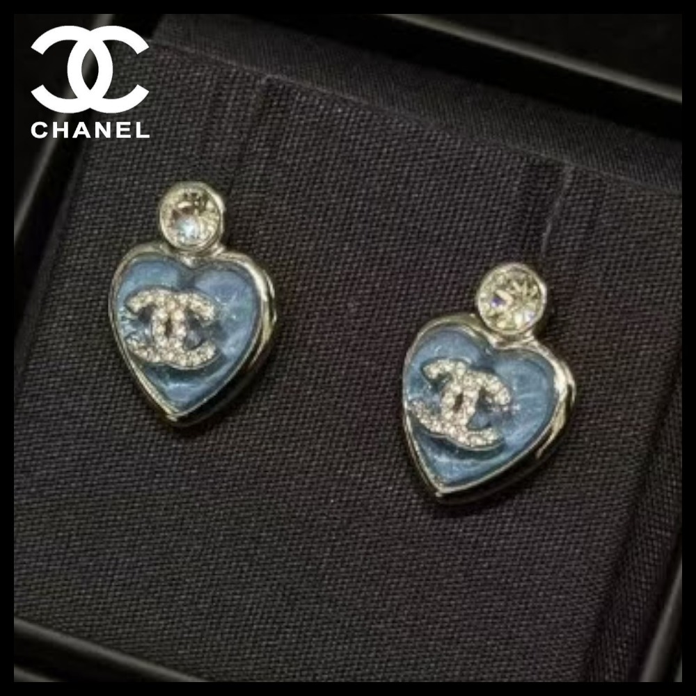 【ハートモチーフが可愛い☆】CHANEL ピアス