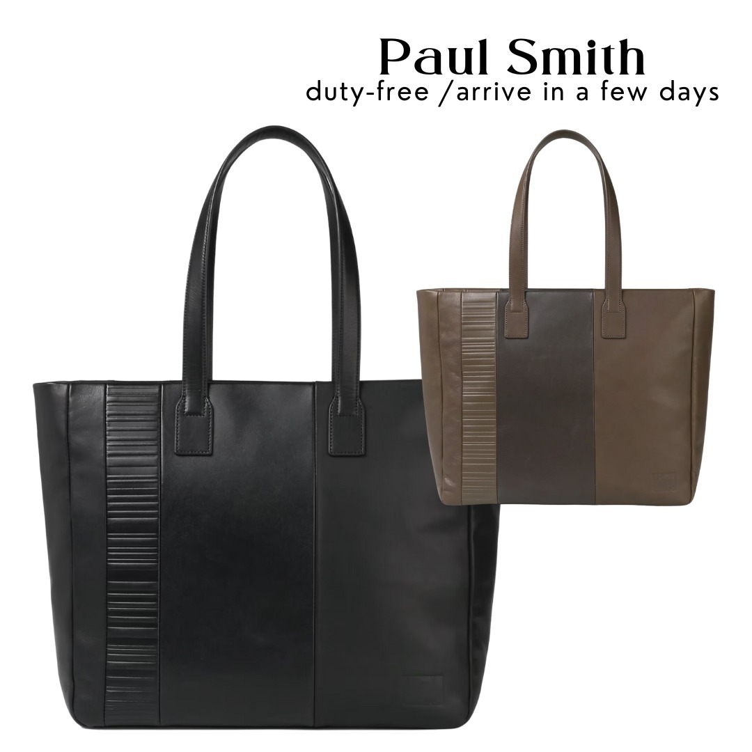 【Paul Smith】レザーパッチワーク トートバッグ