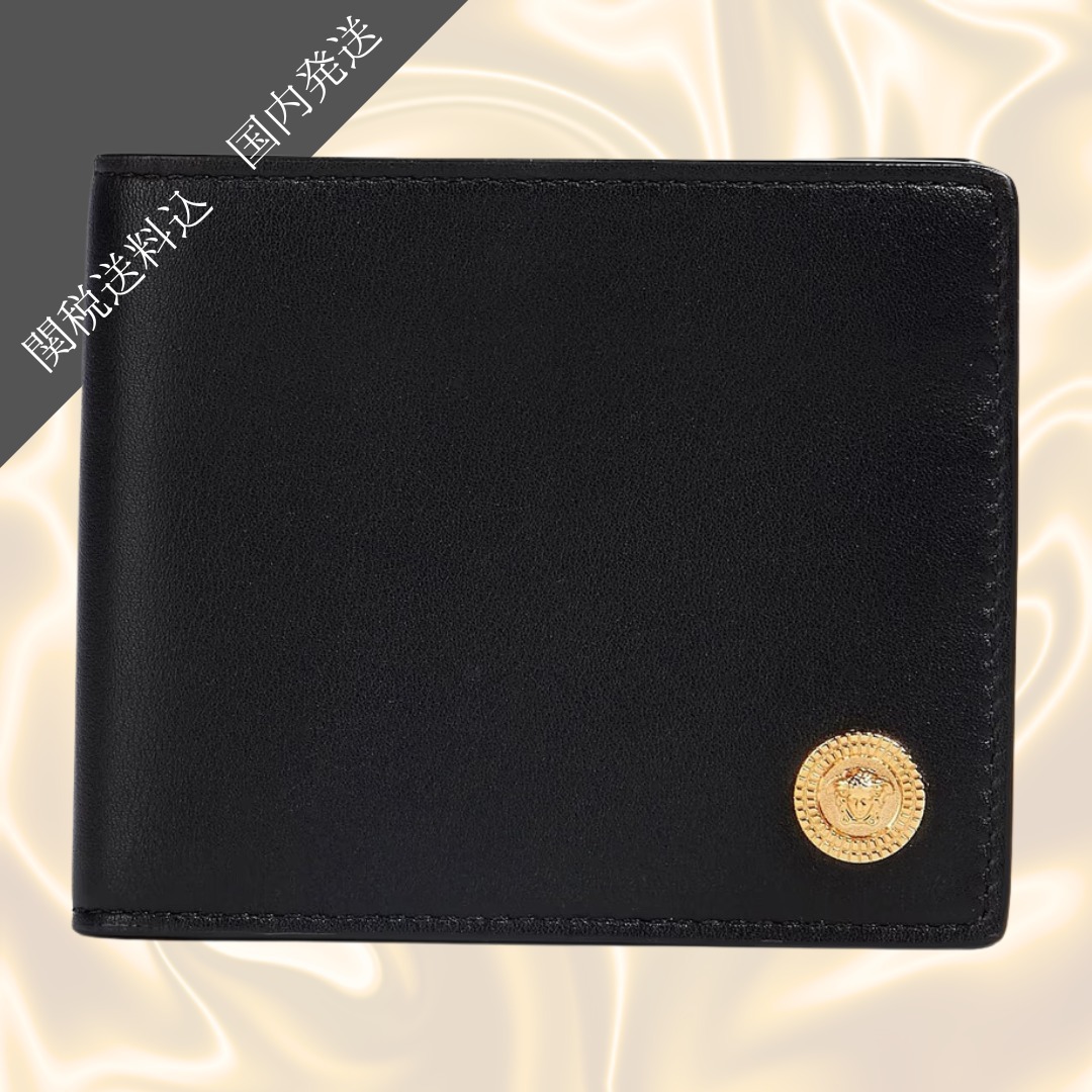 【関税&送料込】Versace Small Leather Goods 関税送料込み【VERSACE】レザー小物 財布 (VERSACE/折りたたみ