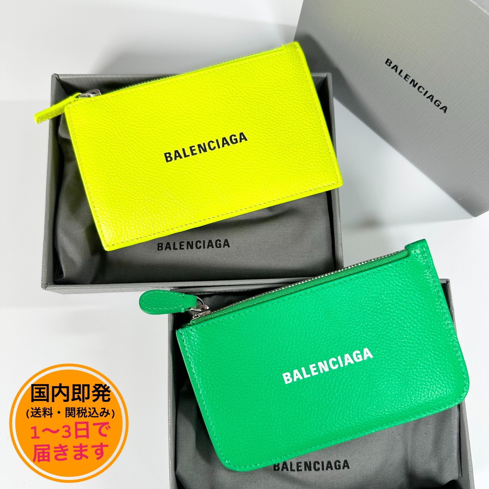 【国内即発】BALENCIAGA/CASH/LONG コイン&カードホルダー
