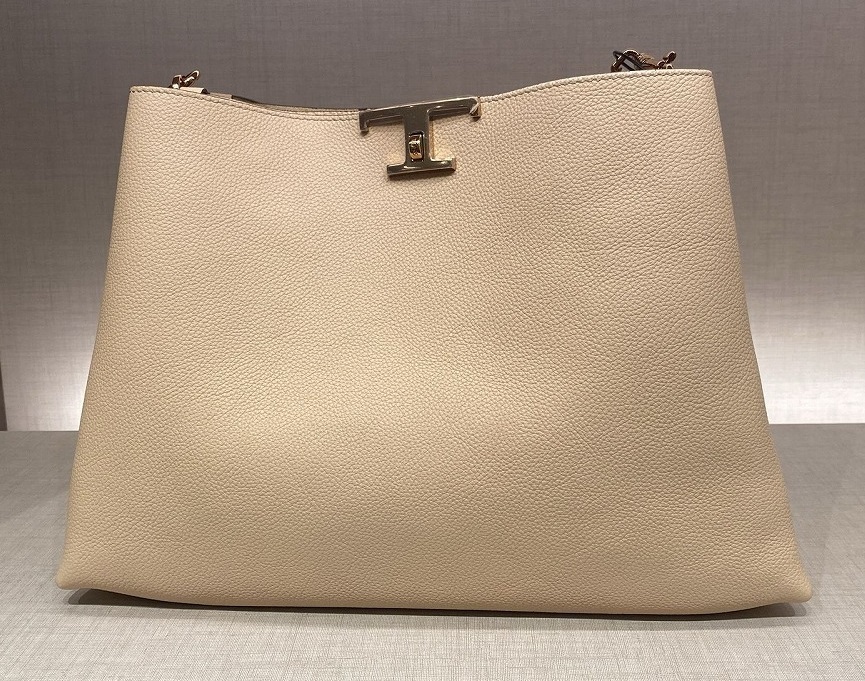 トートバッグ TODS T-TIMELESS TOTE BAG WITH CALF LEATHER