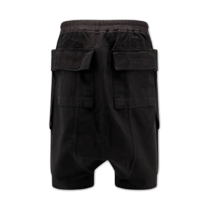 関税込【RICK OWENS】ブラック Hollywood Bud ショートパンツ RICK OWENS】HOLLYWOOD DRKSHDW ショーツ 関送込