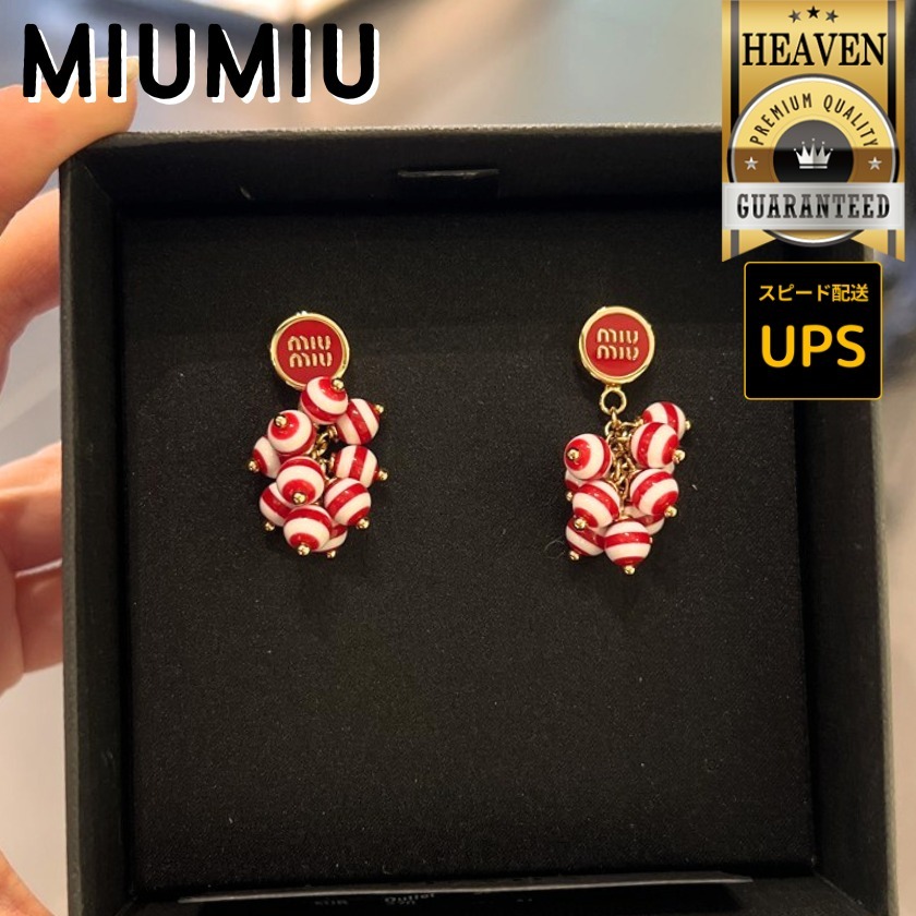 6万取引突破★UPS速達便利用！【MIUMIU】5I0111 2F79_ピアス