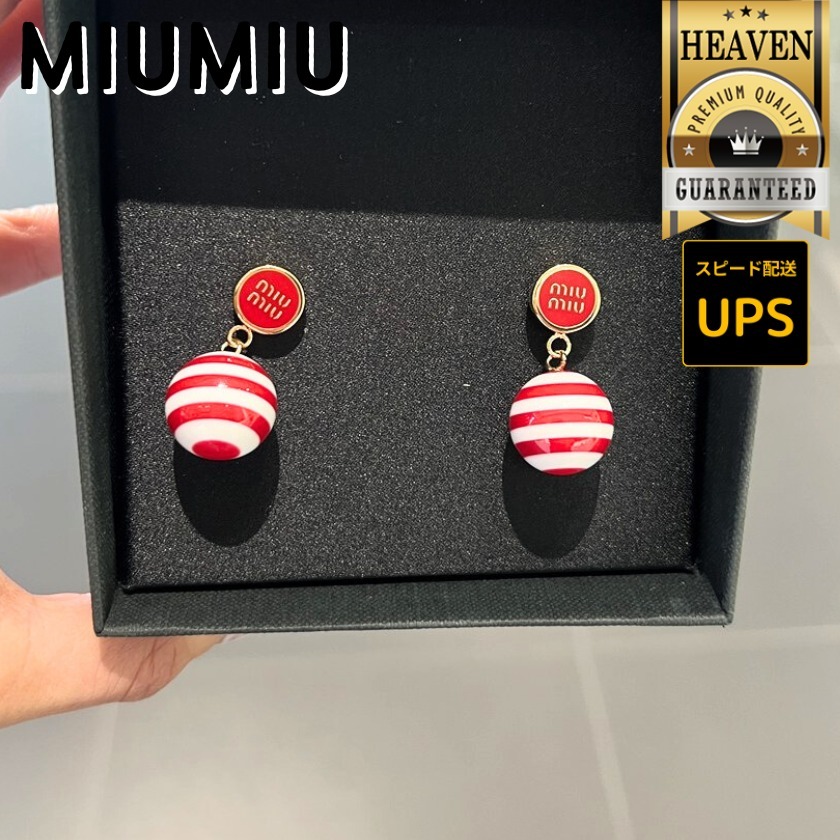 6万取引突破★UPS速達便利用！【MIUMIU】5IO110 2F79_ピアス
